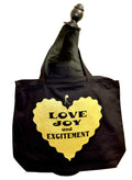Large Cotton Canvas Tote Bag