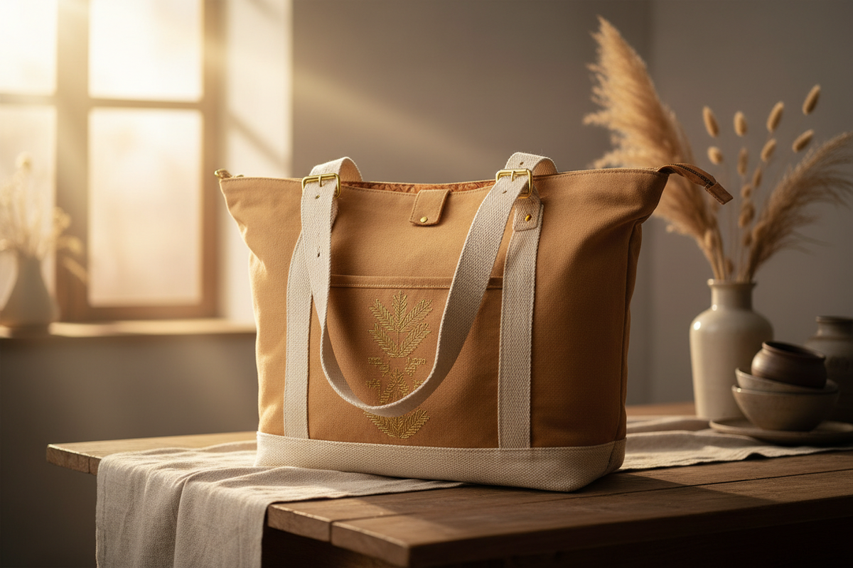 Cotton Canvas Tote Bag